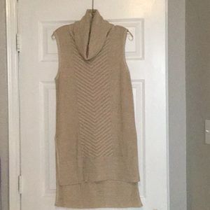 Khaki sweater tunic